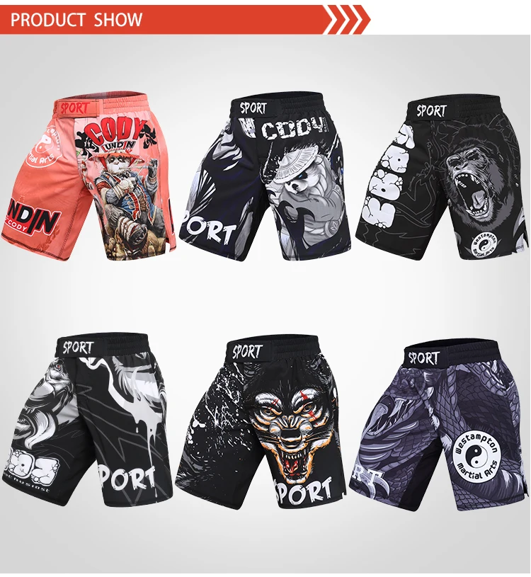 Cody Lundin jiujitsu fight shorts custom mens compression wrestling shorts