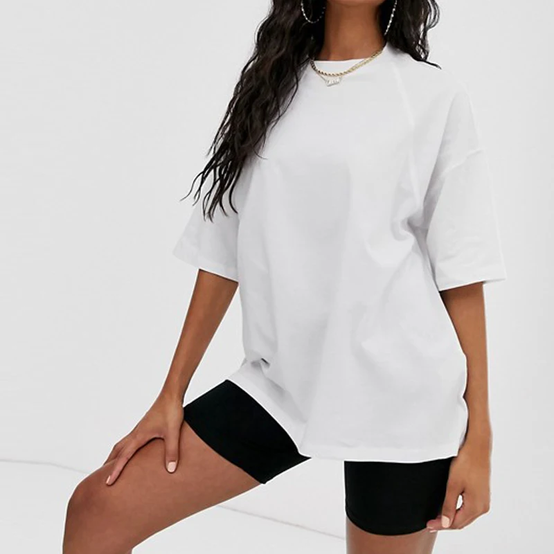New Design Anti-shrink 100% Cotton White T-shirts Plain Plus Size Custom Women Oversize T-shirt
New Design Anti-shrink 100% Cotton White T-shirts Plain Plus Size Custom Women Oversize T-shirt