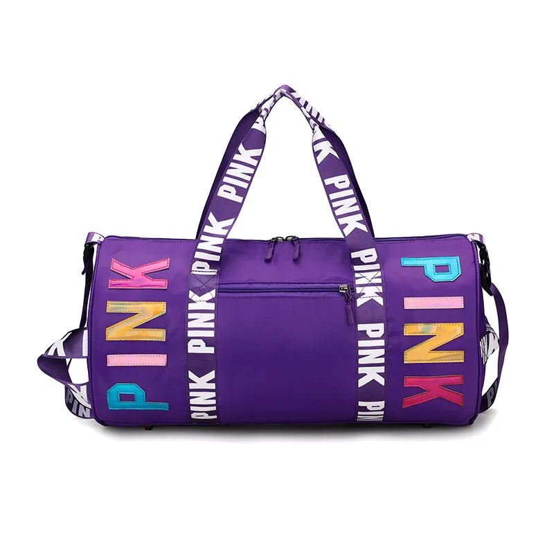Free shipping New Custom logo Pink Sports Bag Unisex Custom Logo Printing Travel Hand Bag Sports Duffel Gym Bag For Women, 14 colors
Free shipping New Custom logo Pink Sports Bag Unisex Custom Logo Printing Travel Hand Bag Sports Duffel Gym Bag For Women, 14 colors