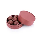 Custom Printing Biodegradable Cardboard Containers Round Paper Box For Cookies Chocolate Food Packaging