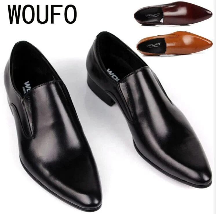 Men's Pointed Toe Front And Rear Leather Shoes British Style Business Dress Shoes, 5 colors
Men's Pointed Toe Front And Rear Leather Shoes British Style Business Dress Shoes, 5 colors
