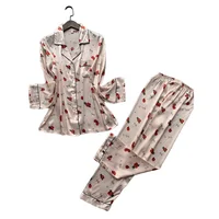 Ladies Night Suits Satin Pajama Set Women Breathable Long Sleeve Sleepwear Pajamas Sexy Sleepwear Set
Ladies Night Suits Satin Pajama Set Women Breathable Long Sleeve Sleepwear Pajamas Sexy Sleepwear Set