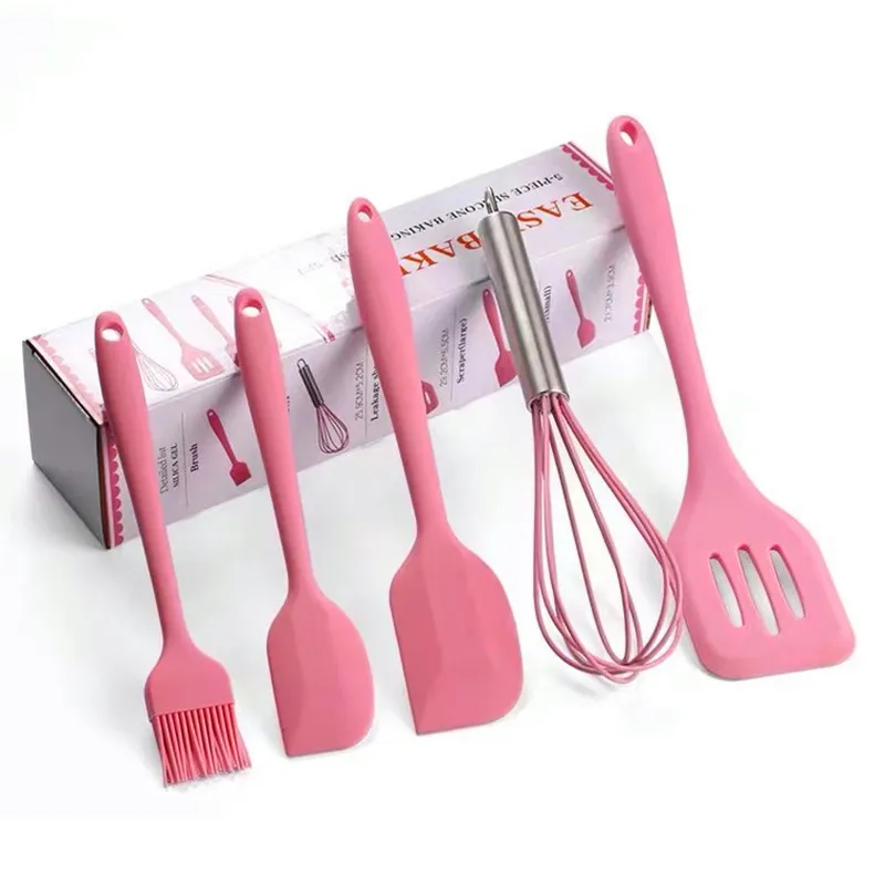 Modern Simplicity Colorful Spatula Kitchen Tools Silicone Cooking Utensil Travel Set, Black/red/pink/green
Modern Simplicity Colorful Spatula Kitchen Tools Silicone Cooking Utensil Travel Set, Black/red/pink/green