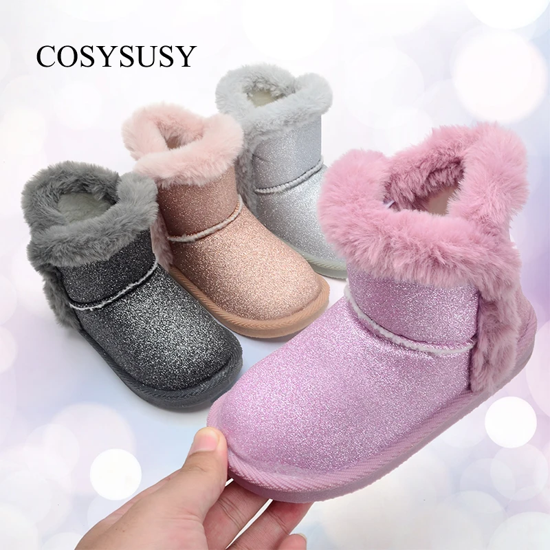 Winter Outdoor glitter Bling Sequin Girls Ankle Boots Fur Princess Snow Boots School Shoe, Silver/black/rose gold/pink 
Winter Outdoor glitter Bling Sequin Girls Ankle Boots Fur Princess Snow Boots School Shoe, Silver/black/rose gold/pink