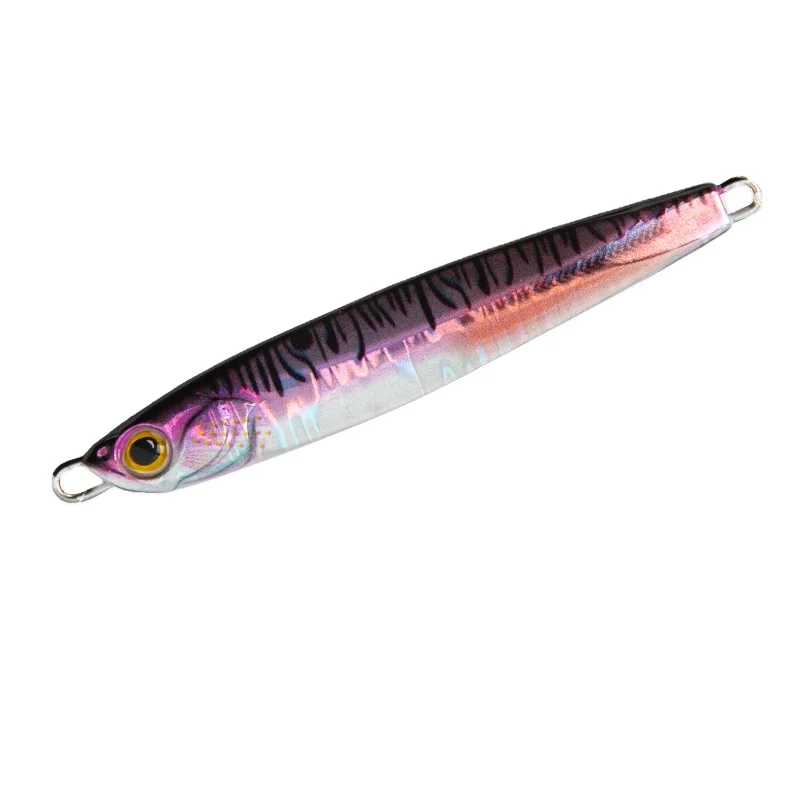 4007 Stripe Streak Color Muttling Black Back White Body 14g Lead Head Jig Lure Soft Fishing Bait With Triangle Hook, 4 colors
4007 Stripe Streak Color Muttling Black Back White Body 14g Lead Head Jig Lure Soft Fishing Bait With Triangle Hook, 4 colors