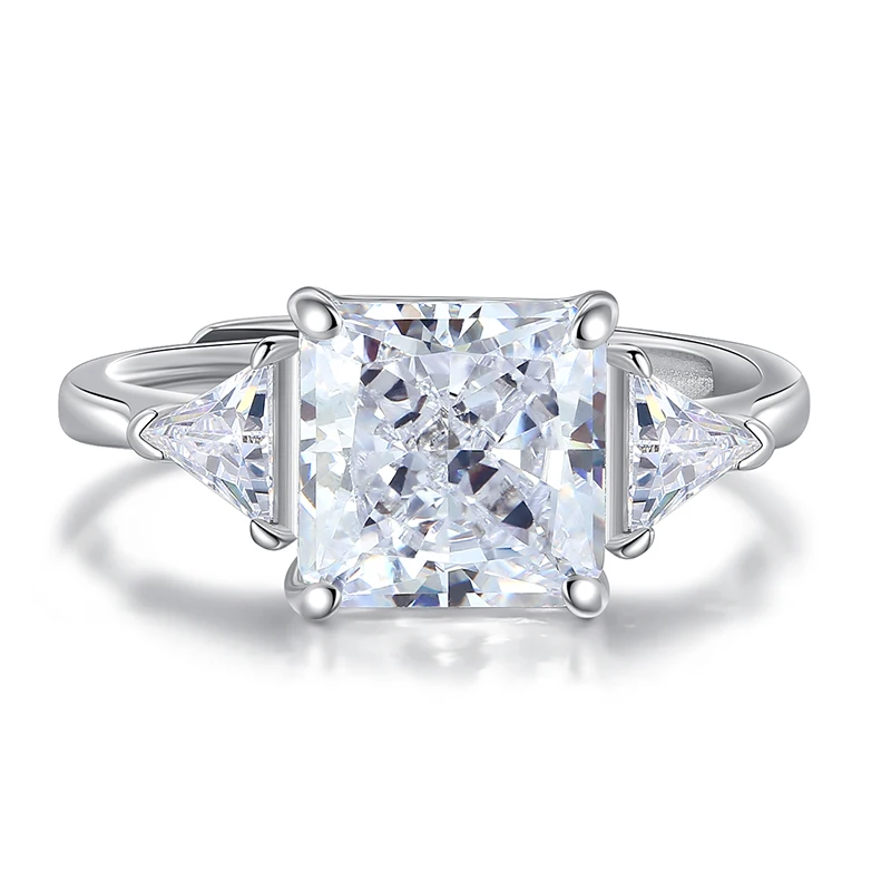 White Gold 8*8 mm Radiant Cut Engagement Ring 5A Zircon Diamond Ring for Women Wedding Jewelry
White Gold 8*8 mm Radiant Cut Engagement Ring 5A Zircon Diamond Ring for Women Wedding Jewelry