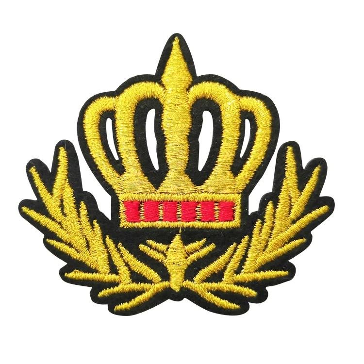 Wholesale Fabric Crown Shape Iron On Hat Clothing Patches Custom Embroidery Patches, Customized
Wholesale Fabric Crown Shape Iron On Hat Clothing Patches Custom Embroidery Patches, Customized