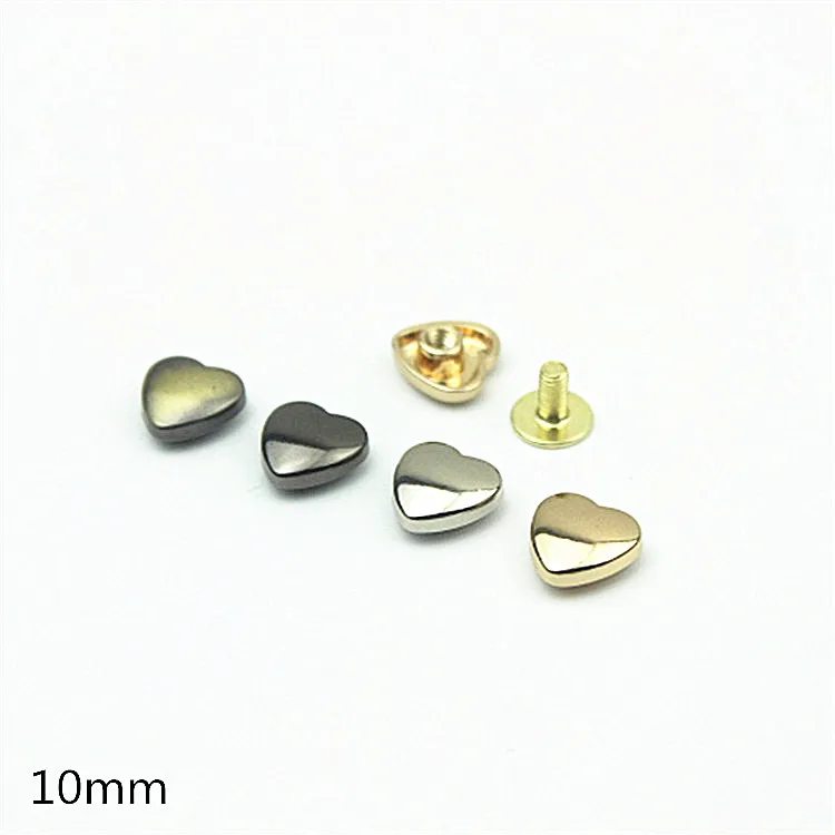 Luggage hardware accessories, heart-shaped decorative buckle, bag foot nails, leather screws
Luggage hardware accessories, heart-shaped decorative buckle, bag foot nails, leather screws