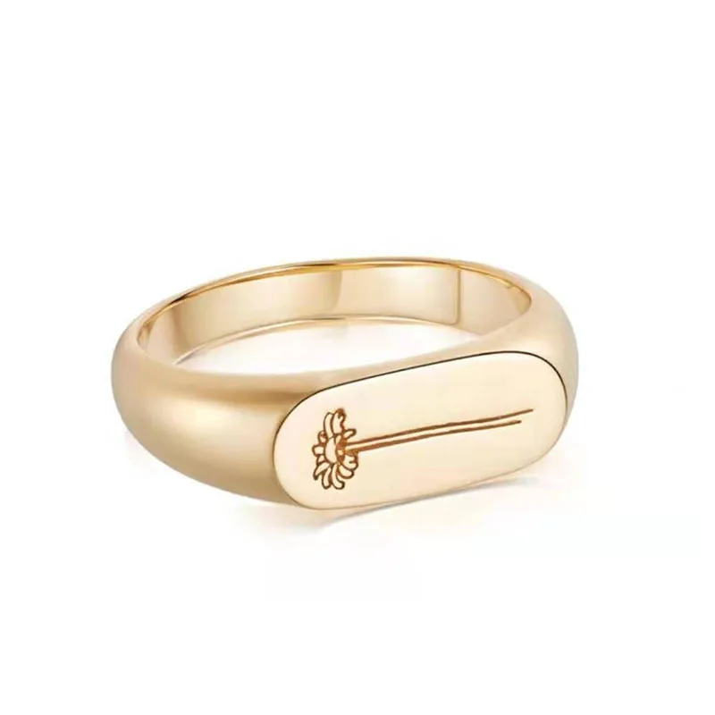 Gorgeous 18K PVD Gold Plated Engraved Flower Stainless Steel Rings Finger Rings for Women
Gorgeous 18K PVD Gold Plated Engraved Flower Stainless Steel Rings Finger Rings for Women
