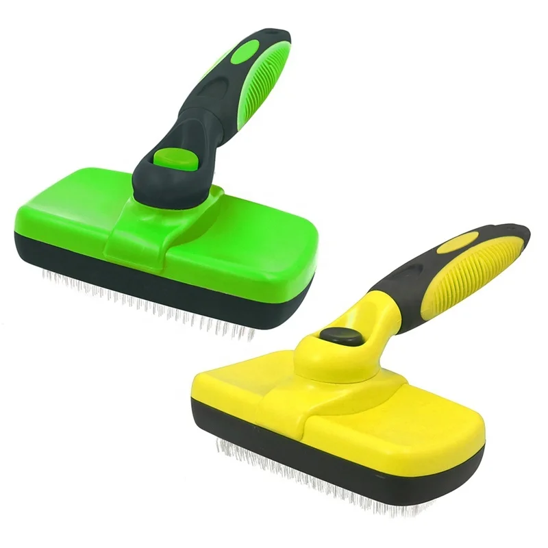 Pet Comb Stainless Steel Automatic Retractable Needlet Cat Dog Comb Self Cleaning Comfortable Pet Grooming Comb, Colorful
Pet Comb Stainless Steel Automatic Retractable Needlet Cat Dog Comb Self Cleaning Comfortable Pet Grooming Comb, Colorful