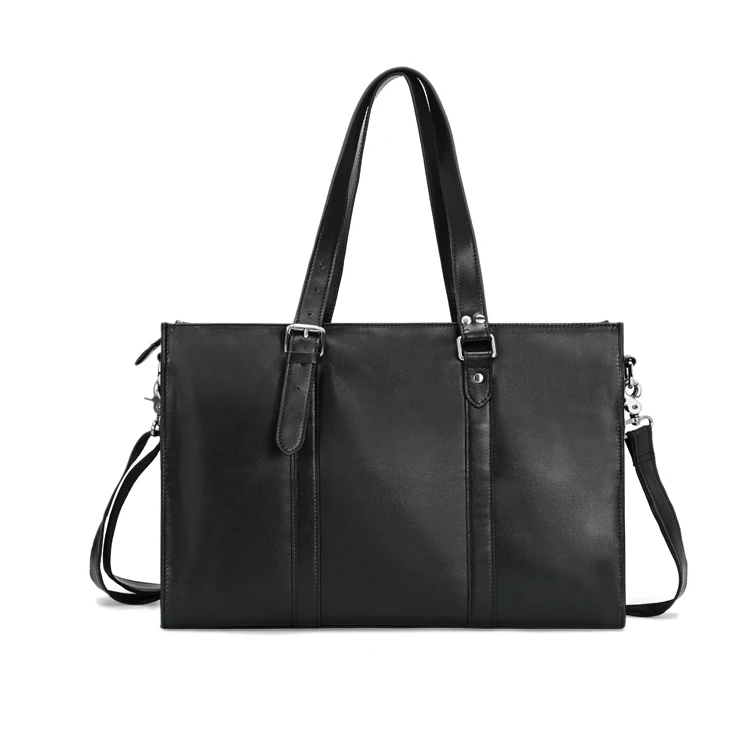 TIDING Luxury Business 15 Inches Slim Black Napa Real Leather Laptop Briefcase Bag For Men
TIDING Luxury Business 15 Inches Slim Black Napa Real Leather Laptop Briefcase Bag For Men
