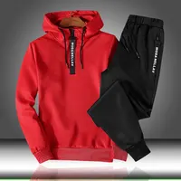 Autumn Winter Men's Sportswear Sets Hooded Thick Male Casual Tracksuit Men Sweat Suits Men Sweatshirt Sweatpants Set
Autumn Winter Men's Sportswear Sets Hooded Thick Male Casual Tracksuit Men Sweat Suits Men Sweatshirt Sweatpants Set