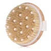 Skin exfoliating Bath Shower Scrub Cellulite Treatment Natural Boar Bristles Dry Brushing Body Brush