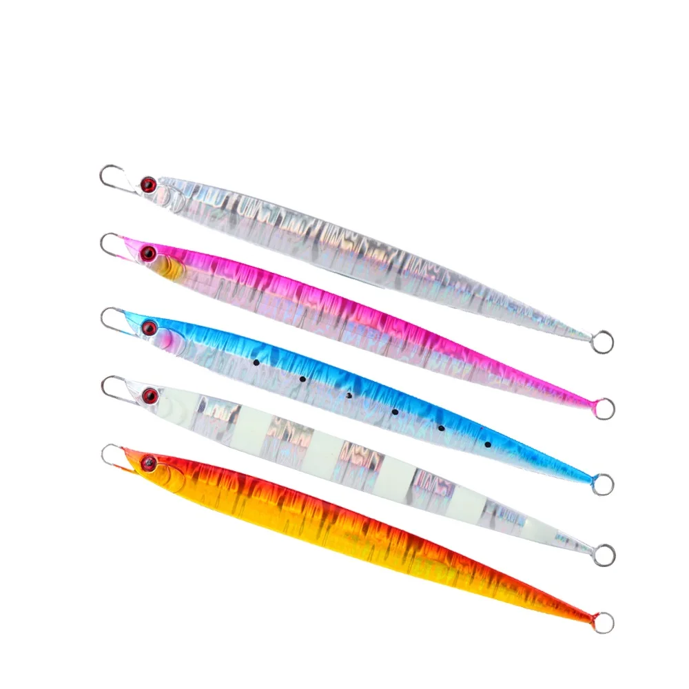 2020 new arrival Matel Jigging Spoon 80g 100g 135g Sea Jigging Lead Fish Sea Fishing Lure Artificial Bait, 5 colors
2020 new arrival Matel Jigging Spoon 80g 100g 135g Sea Jigging Lead Fish Sea Fishing Lure Artificial Bait, 5 colors