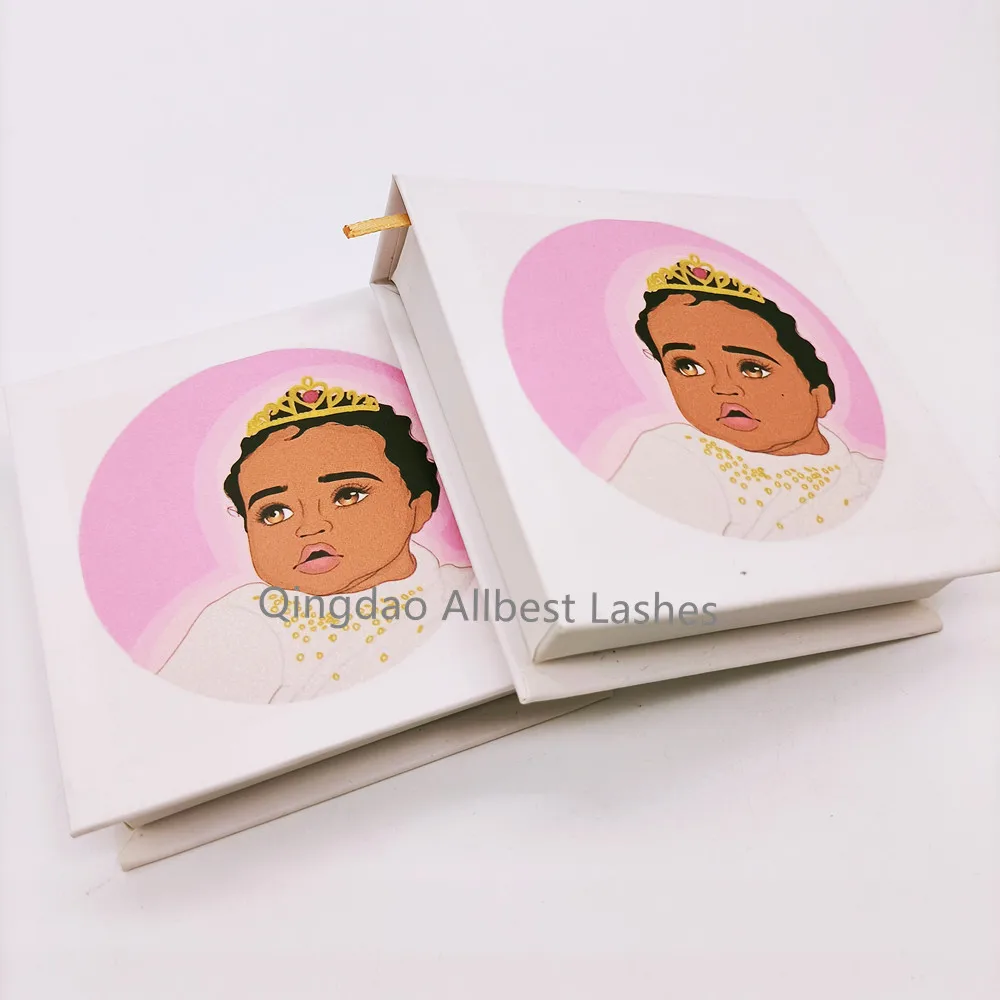 Custom False Eyelash Square rectangle shape white and gold eyelash packaging boxes mirror lash package box
Custom False Eyelash Square rectangle shape white and gold eyelash packaging boxes mirror lash package box