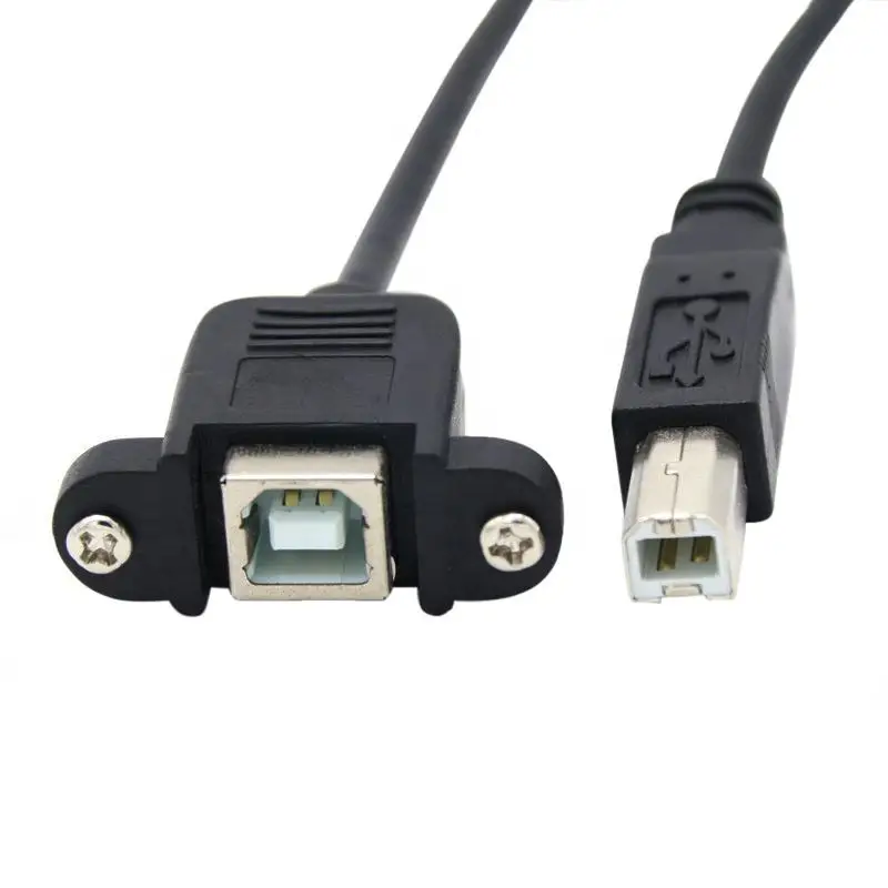 Date Cable Usb 2.0 B Female Jack To B Male Panel Mount Socket Printer Extension Cable Usb Cable For Printer
Date Cable Usb 2.0 B Female Jack To B Male Panel Mount Socket Printer Extension Cable Usb Cable For Printer