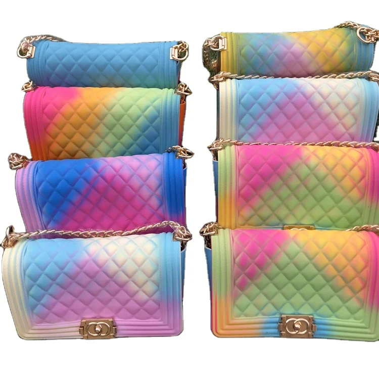 2020 hot sell designer women handbags rainbow jelly purse fur purse match with fur slippers
2020 hot sell designer women handbags rainbow jelly purse fur purse match with fur slippers