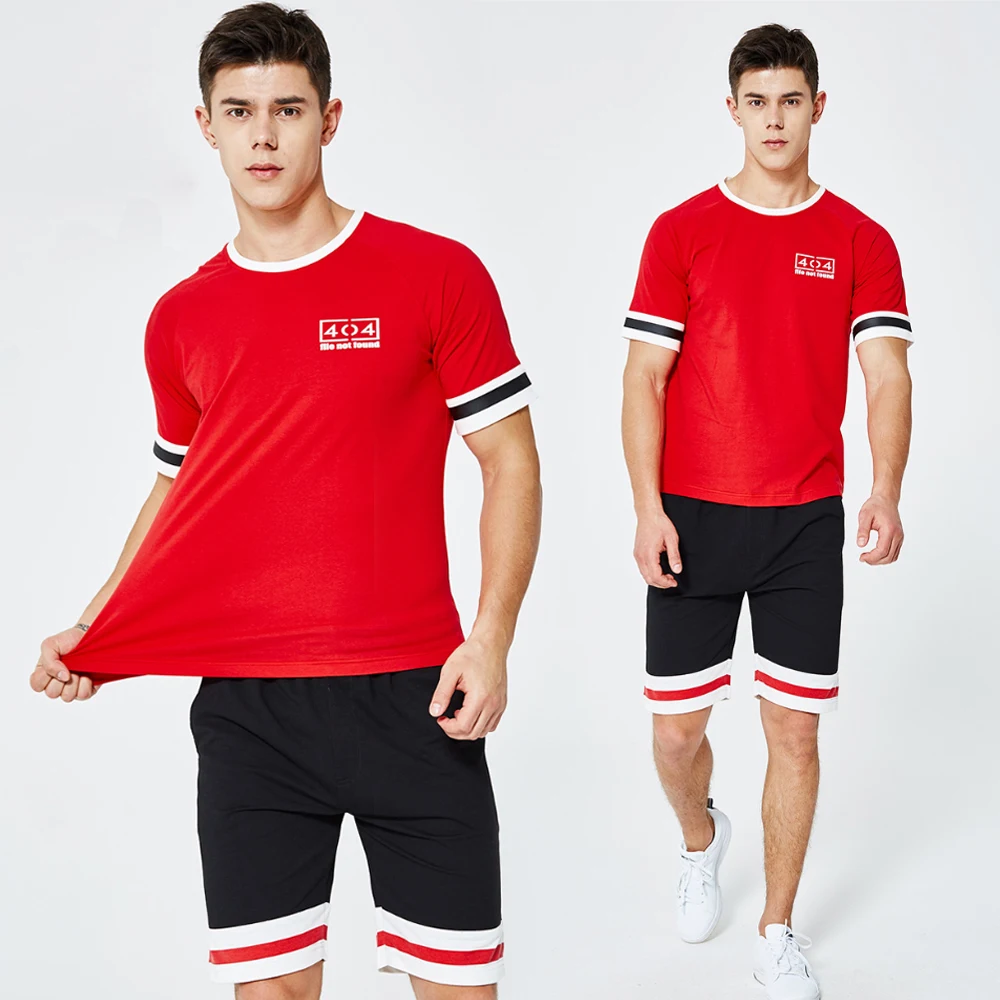 2021 Custom Logo Summer Casual Jogging Activewear Short Sleeve Loose Colorblock Slim Fit 2 Piece Shorts Set Mens Tracksuit
2021 Custom Logo Summer Casual Jogging Activewear Short Sleeve Loose Colorblock Slim Fit 2 Piece Shorts Set Mens Tracksuit