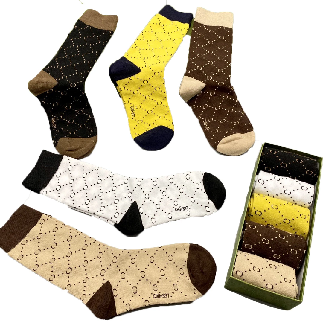 Luxury Socks Men Women Classic Letter Printing Designer Cotton Casual Sock with Box Pack Fashionable Branded Socks
Luxury Socks Men Women Classic Letter Printing Designer Cotton Casual Sock with Box Pack Fashionable Branded Socks