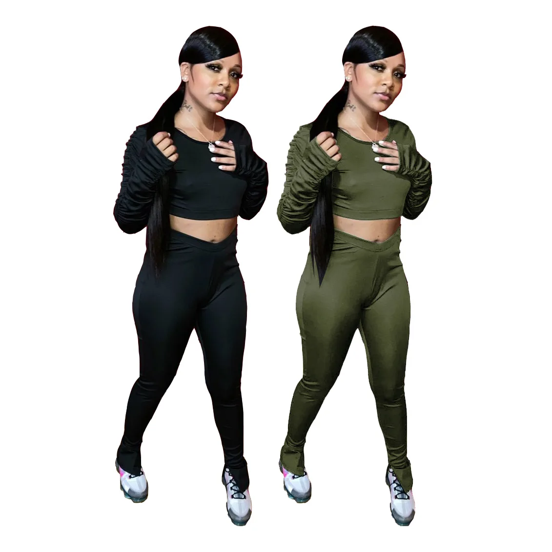 B35043A 2020 Online Autumn fashion best selling lady 2 piece hot women clothing, Shown
B35043A 2020 Online Autumn fashion best selling lady 2 piece hot women clothing, Shown