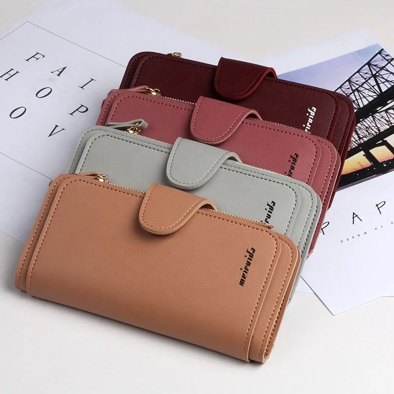 Korean style three fold long buckle zipper women's hand multi-card card holder PU wallet, 9 colors for choose
Korean style three fold long buckle zipper women's hand multi-card card holder PU wallet, 9 colors for choose