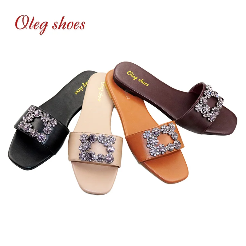 Slippers women wear 2020 summer new versatile open-toed square buckle women slides sandals and slippers, Black, brown,maroon,khaki 
Slippers women wear 2020 summer new versatile open-toed square buckle women slides sandals and slippers, Black, brown,maroon,khaki