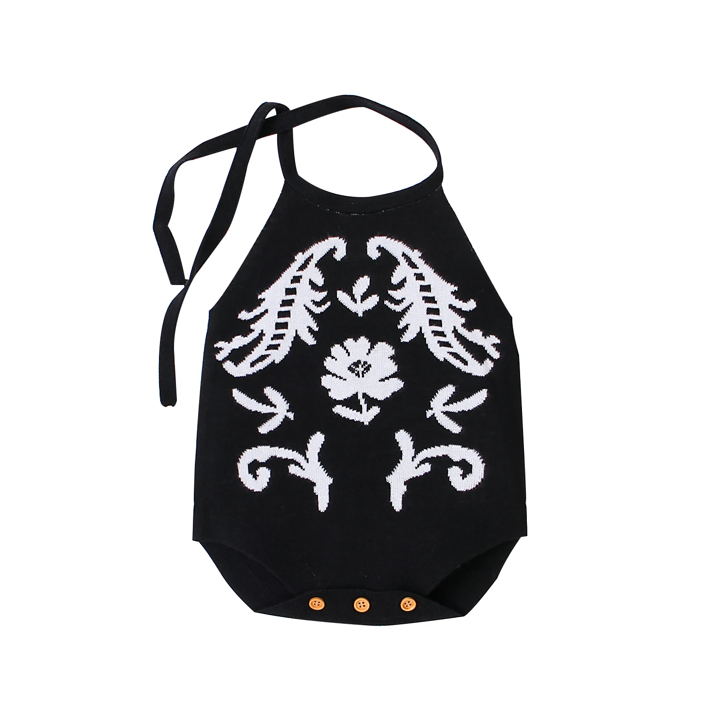 2021 Cute Baby Girl Boutique Flower Pattern Halter Neck Onesies Baby Clothes Romper, Picture shows
2021 Cute Baby Girl Boutique Flower Pattern Halter Neck Onesies Baby Clothes Romper, Picture shows