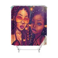 Black Art Shower Curtain Afro Black Twins African American Women Waterproof Polyester Fabric Black Girl Magic Shower Curtain
Black Art Shower Curtain Afro Black Twins African American Women Waterproof Polyester Fabric Black Girl Magic Shower Curtain