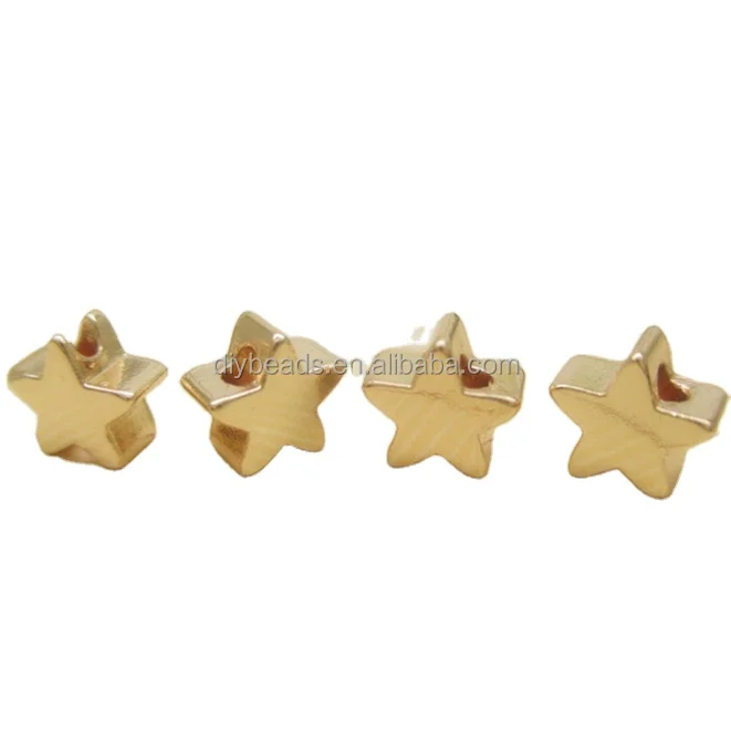 

Wholesale Star Spacer Beads 24K Gold Filled Beads for DIY jewelry accessory, Gold color