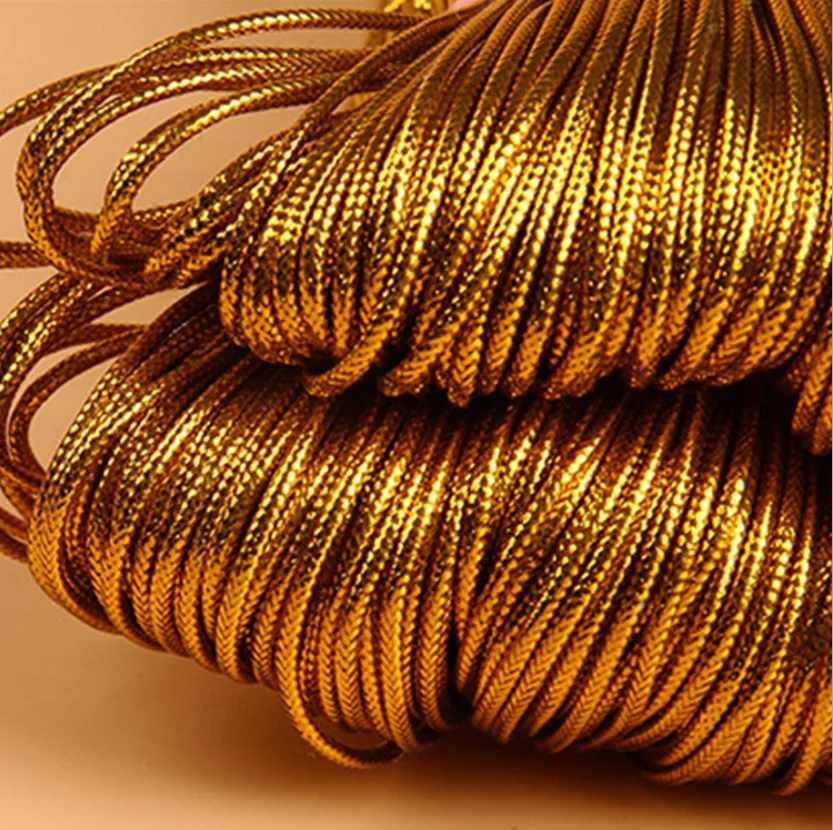 Gold Non-stretchable Packaging Cotton Rope For DIY Craft Gift Box Packaging Decoration Rope 10m/Roll
Gold Non-stretchable Packaging Cotton Rope For DIY Craft Gift Box Packaging Decoration Rope 10m/Roll