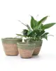Wholesaler Bulk Custom Size Wicker Woven Planters Pot Modern Organizer for Flower Pot Indoor Plant Storage Pot