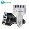 7A QC3.0 Quick Charger USB Car Charger 4 Port Adaptive Fast Charger Phone Adapter for Samsung S8 S7 S6 iPhone 8 7 6 Plus