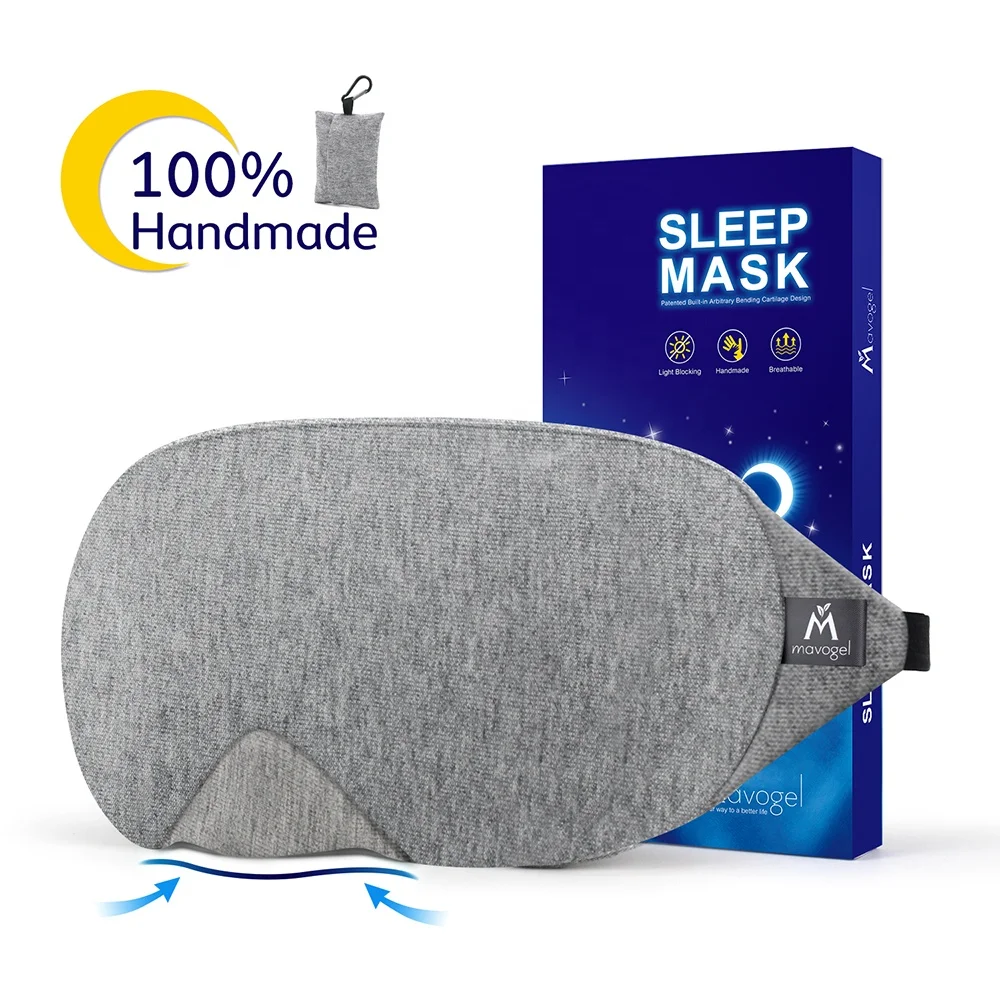 Hot Sale Nose Adjustable Cotton Sleep Eye Mask Blindfold Sleep Mask with Travel Pouch, Gray
Hot Sale Nose Adjustable Cotton Sleep Eye Mask Blindfold Sleep Mask with Travel Pouch, Gray