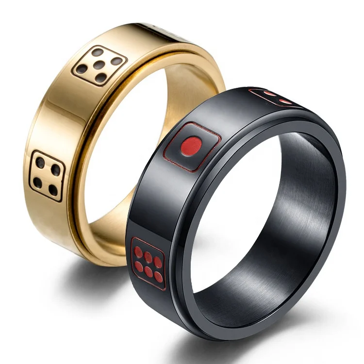 Spinner dice luck rings men Classic wholesale modern anxiety fidget bijoux custom titanium steel jewelry wedding bands A0Z, Support custom
Spinner dice luck rings men Classic wholesale modern anxiety fidget bijoux custom titanium steel jewelry wedding bands A0Z, Support custom