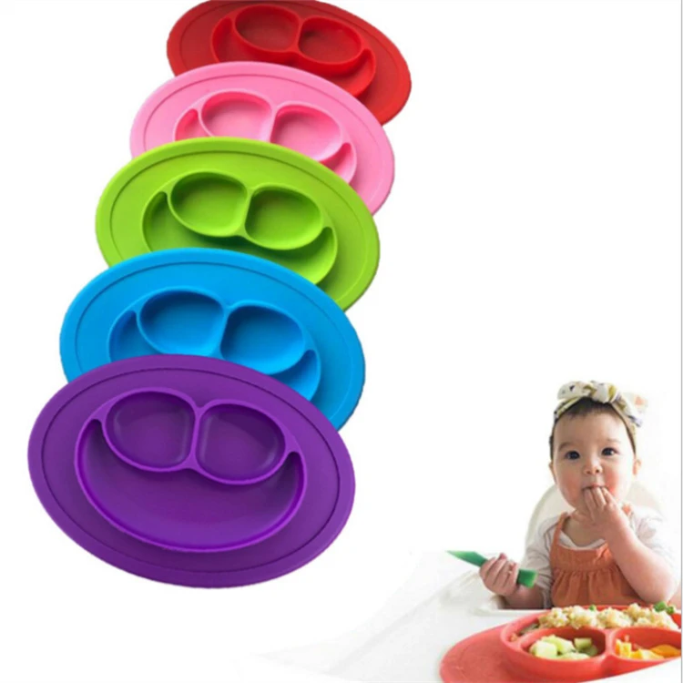 Wholesale Food Silicone Table Feeding Bowl BPA Free Smile Design Unbreakable Baby Platemat OEM Silicone Suction Plate for Kids, Green, blue,yellow, pink. red, purple
Wholesale Food Silicone Table Feeding Bowl BPA Free Smile Design Unbreakable Baby Platemat OEM Silicone Suction Plate for Kids, Green, blue,yellow, pink. red, purple
