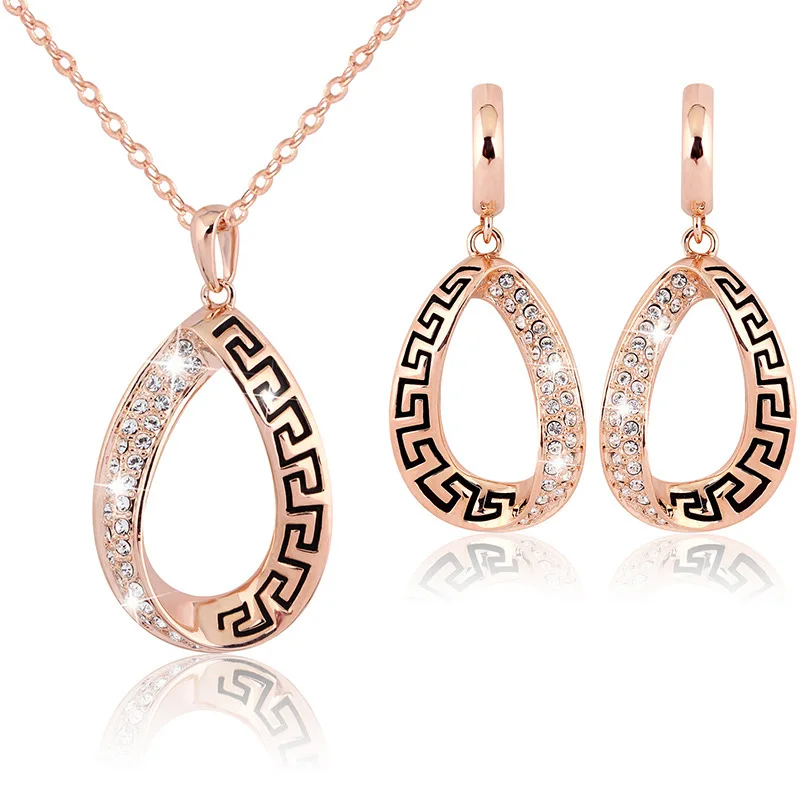 Hot style trend jewelry Europe and the atmosphere necklace earrings set two sets, Picture
Hot style trend jewelry Europe and the atmosphere necklace earrings set two sets, Picture