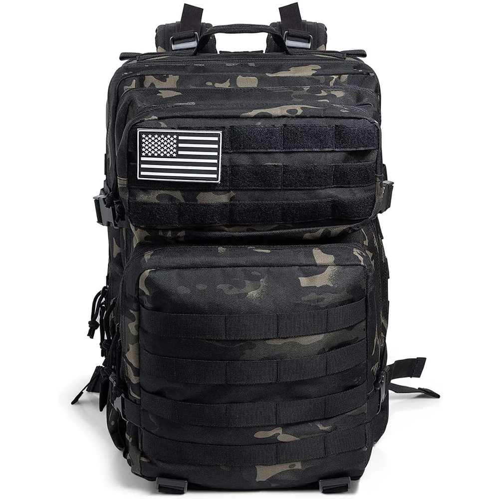 45L Military Gear Military Tactical Assault Pack Backpack Army Backpacks, Black/green/brown
45L Military Gear Military Tactical Assault Pack Backpack Army Backpacks, Black/green/brown