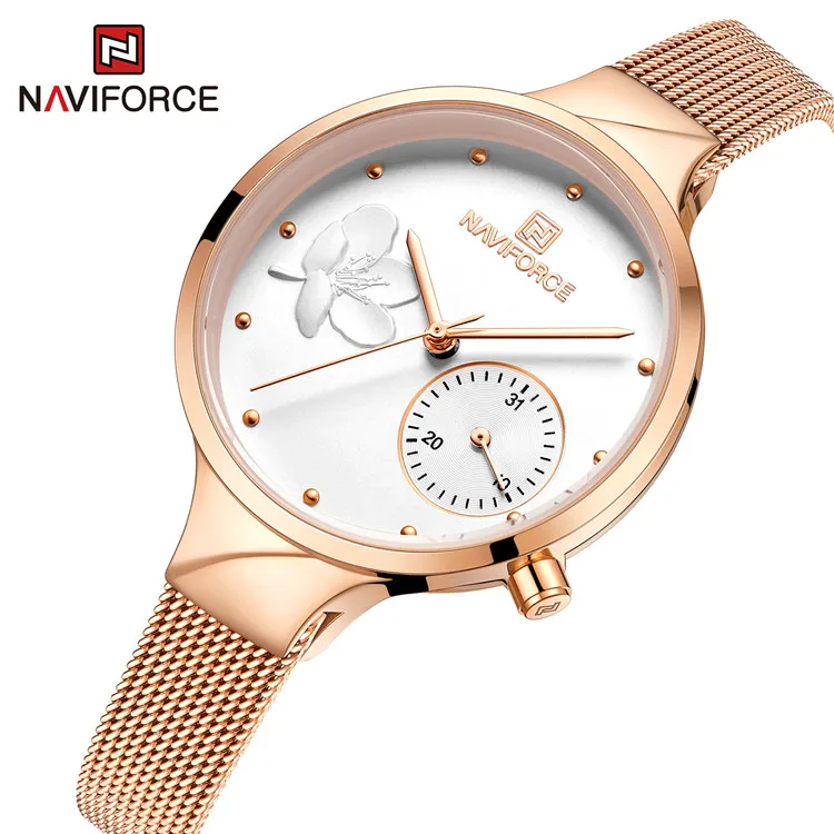 Naviforce NF5001S Watches Womens Brand Top Luxury Waterproof Quartz Ladies Wrist Watch Date Display Clock Gift For Wife Relogio
Naviforce NF5001S Watches Womens Brand Top Luxury Waterproof Quartz Ladies Wrist Watch Date Display Clock Gift For Wife Relogio