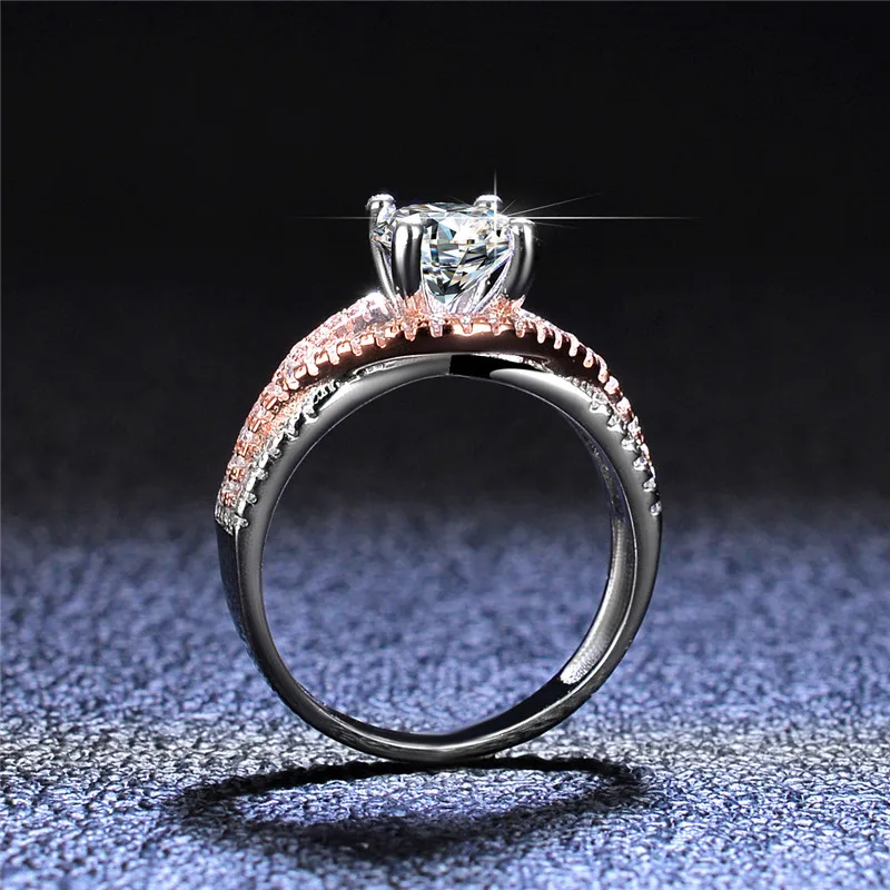 Silver 925 Original Rose Gold 2 Carat Brilliant Cut Diamond Test Past D Color Moissanite Eye Shape Ring Gemstone Jewelry Gift
Silver 925 Original Rose Gold 2 Carat Brilliant Cut Diamond Test Past D Color Moissanite Eye Shape Ring Gemstone Jewelry Gift