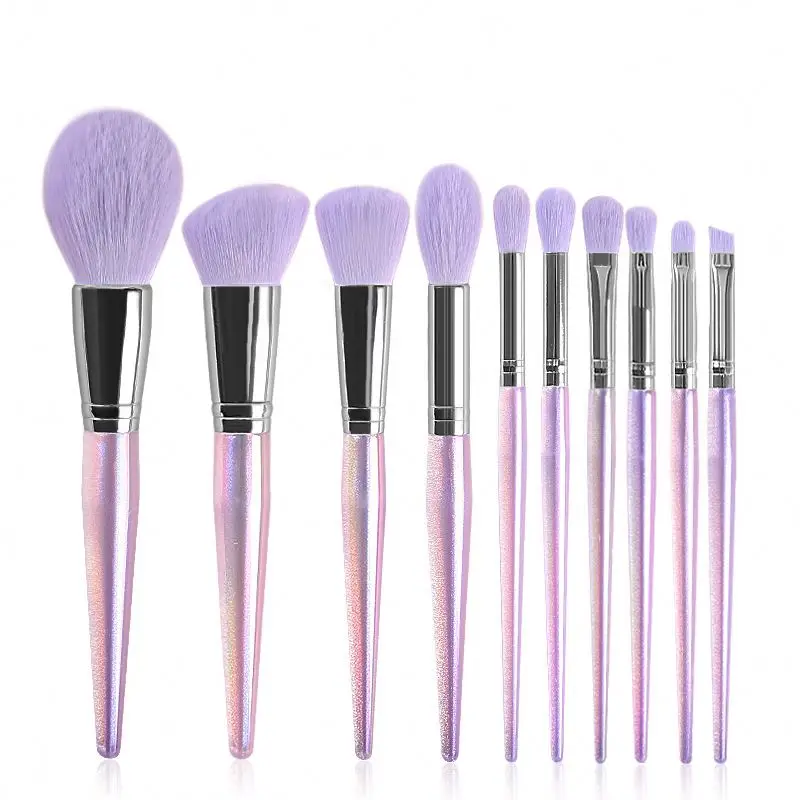 10pcs Professional makeup brushes set cosmetic brush beauty tool kits for Foundation makeup brush set professional, Purple
10pcs Professional makeup brushes set cosmetic brush beauty tool kits for Foundation makeup brush set professional, Purple