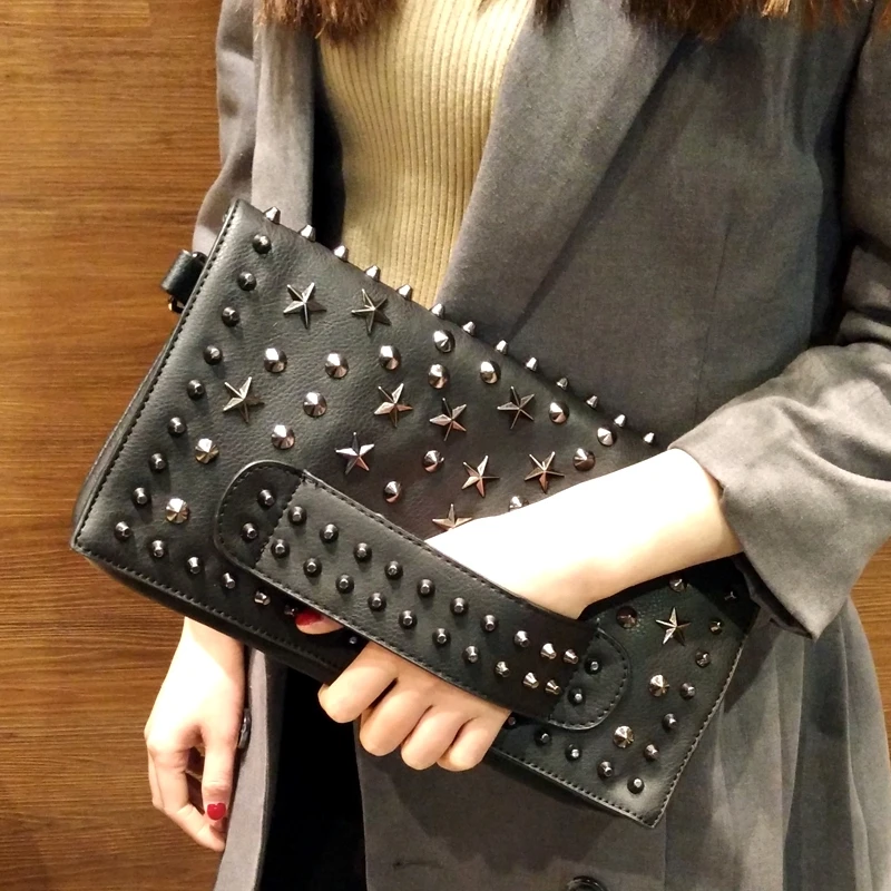 Women Rivet Evening Wristlet Purse Small Shoulder Cross Body Phone Wallet Handbag, Black,red
Women Rivet Evening Wristlet Purse Small Shoulder Cross Body Phone Wallet Handbag, Black,red