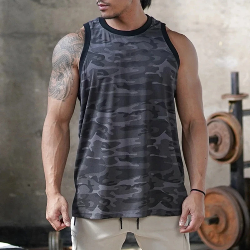 Men Gym Sportswear Clothes Black Muscle Fit Tank Top Made In China, Customized color
Men Gym Sportswear Clothes Black Muscle Fit Tank Top Made In China, Customized color