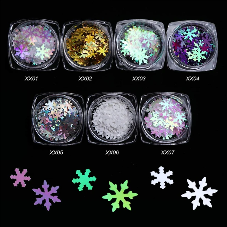 Amazon Hot 1 Sets/7Boxes Nail Art Decoration Glitter Snowflake Sequins Set Mermaid Laser Sparkly DIY Nail Accessories,TOYS0156, 7 color
Amazon Hot 1 Sets/7Boxes Nail Art Decoration Glitter Snowflake Sequins Set Mermaid Laser Sparkly DIY Nail Accessories,TOYS0156, 7 color