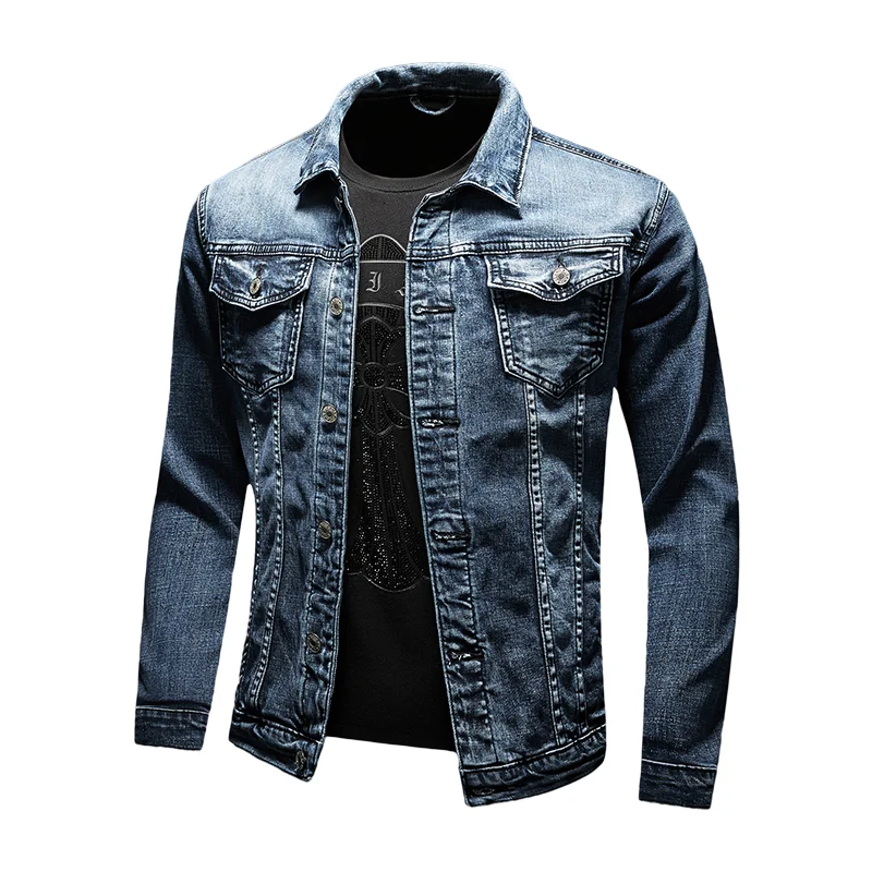 American Simple Men Solid Color Men Denim Jacket Custom Plus Size Men Jeans Jacket Coat Long Sleeve big/tall Jeans Jacket
American Simple Men Solid Color Men Denim Jacket Custom Plus Size Men Jeans Jacket Coat Long Sleeve big/tall Jeans Jacket