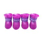 Dog Shoes Shoes Manufacturer Wholesale Multi-colors PVC Waterproof Anti Slip Dog Rain Shoes Dog Shoes Waterproof