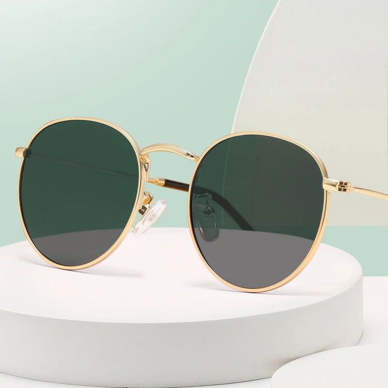 2021 Round Rim Polarized Sunglasses Classic Retro Round Metal Style Shades Metal Round Frame Polarized Sunglasses For Men Wome, 8 colors
2021 Round Rim Polarized Sunglasses Classic Retro Round Metal Style Shades Metal Round Frame Polarized Sunglasses For Men Wome, 8 colors
