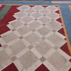 9 pcs per set white grey marble tile mosaic pattern construction material for flooring