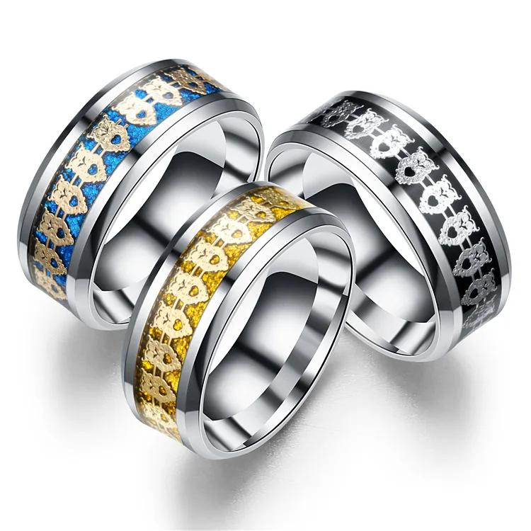 Trendy Design Korean Rings Jewelry Women Finger Stainless Steel Butterflies Ring, Black,blue,gold
Trendy Design Korean Rings Jewelry Women Finger Stainless Steel Butterflies Ring, Black,blue,gold