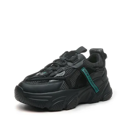 Genuine Leather Platform Black Sneakers 2020 Summer Fashion Mesh Breathable Woman Shoes Increase Footwear
Genuine Leather Platform Black Sneakers 2020 Summer Fashion Mesh Breathable Woman Shoes Increase Footwear