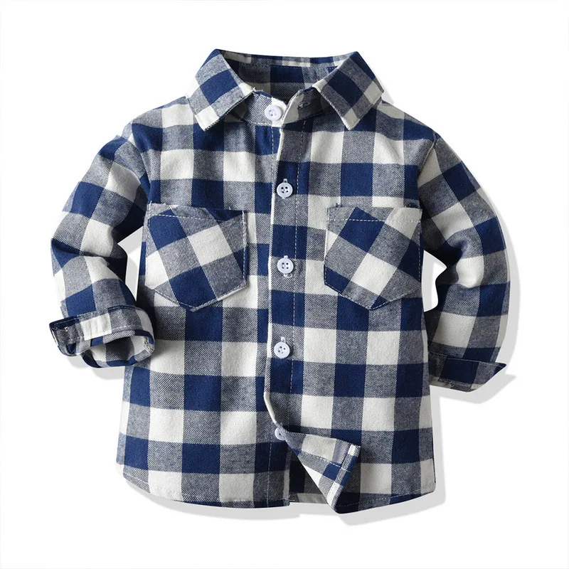 New Style Spring Autumn Baby Boys 100% Cotton Clothes Kids Long-Sleeved Plaid Shirt Coat, Picture
New Style Spring Autumn Baby Boys 100% Cotton Clothes Kids Long-Sleeved Plaid Shirt Coat, Picture